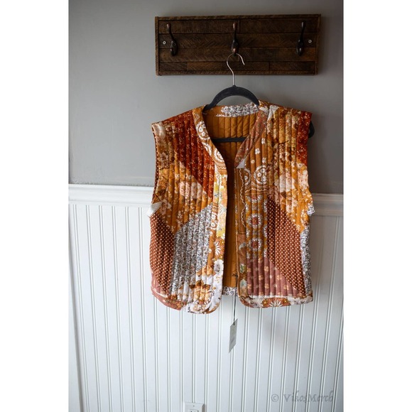 Free People Spell Cha Cha Quilted Vest Medium NWT - Picture 2 of 4